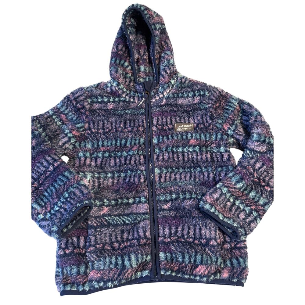 Eddiue Bauer Kids Fleece Zip Up, Size Small 7/8